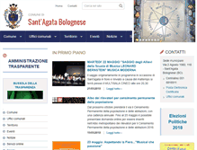 Tablet Screenshot of comune.santagatabolognese.bo.it